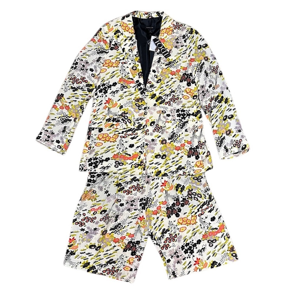 TOPSHOP Bermuda Short Suit Set Blazer pantsuit